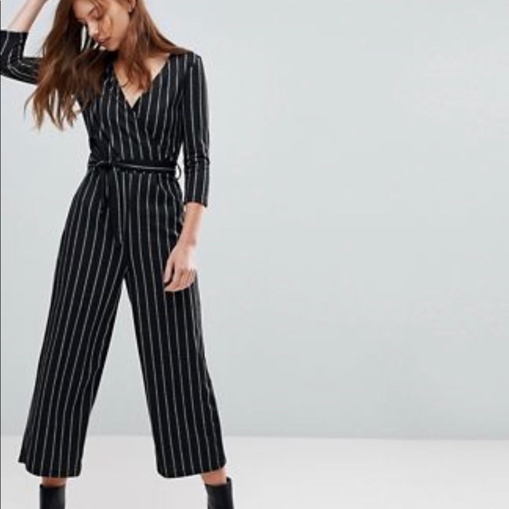 Pinstripe Jumpsuit